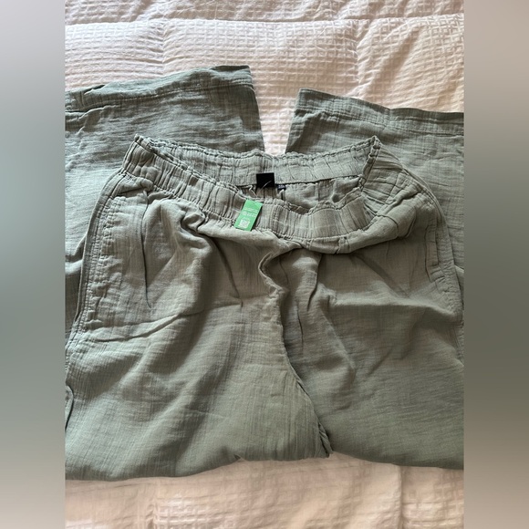 Gap women’s crinkle gauze, wide leg pants, size XXL, NWT - Picture 5 of 5